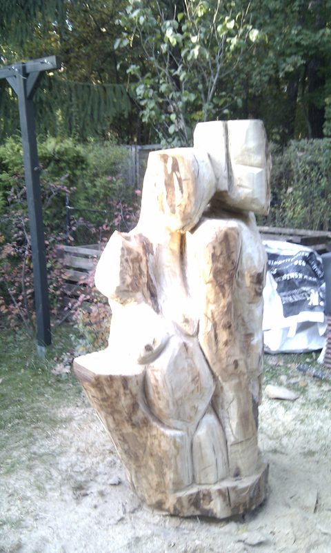 Paar 1 – holzskulpturen, Pappel