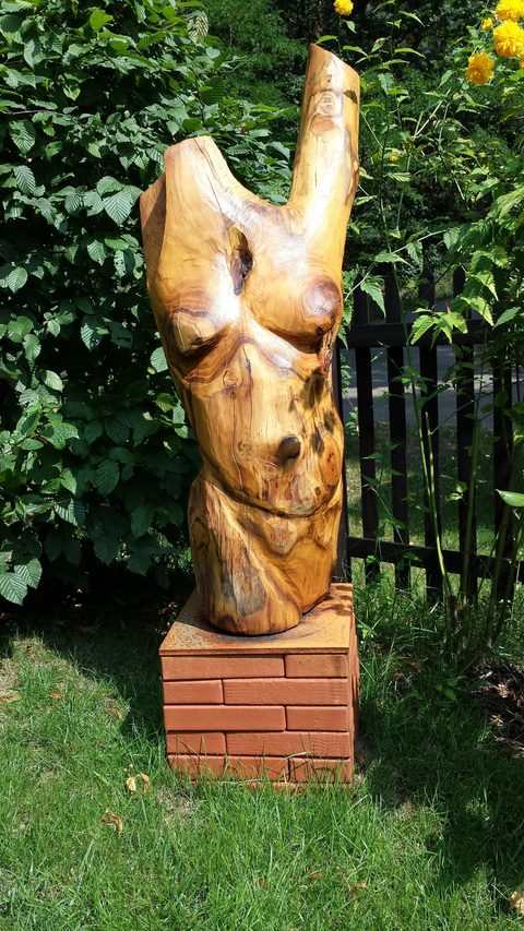 Robinientorso 2 – holzskulpturen, Robinie