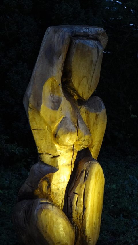 Ausstellung Stahnsdorf – holzskulpturen