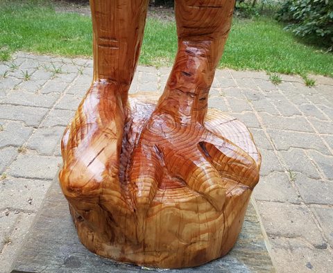 Knarschewo – holzskulpturen, Douglasie