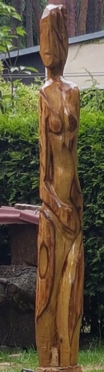 fließende – holzskulpturen, Robinie
