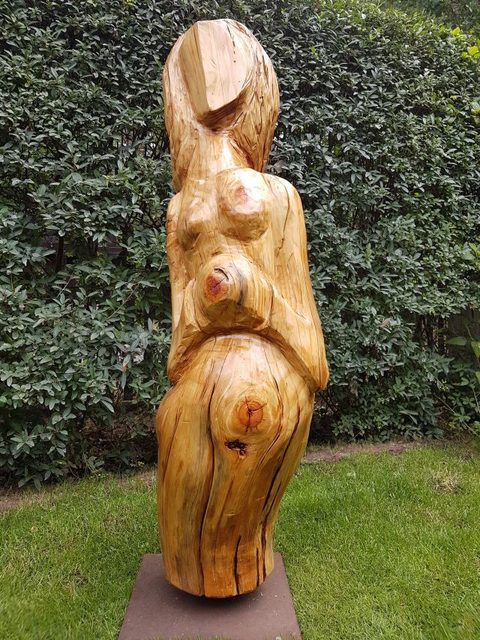 heilige maria – holzskulpturen, Douglasie