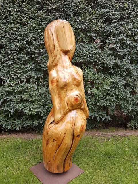 heilige maria – holzskulpturen, Douglasie