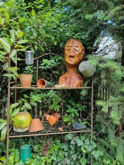 kopf – holzskulpturen, Eiche
