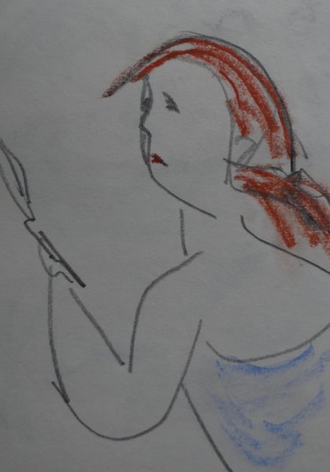 Frauenköpfe – skizzenbuch